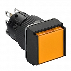 XB6ECW8B1P Leuchtdrucktaster, orangefarben, Ø 16, flach, o. Rastung, 24V, 1OC XB6ECW8B1P_HDBild.jpg