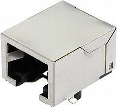 09 45 55 11110 Steckverbinder, Buchse, RJ45, gewinkelt, Reflowlötanschluss (SMT), Bemessungsstrom: 1,5 09455511100.TIF__CMYK.JPG