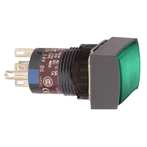 XB6EDW3J1P Gr&uuml;ner Leuchtdrucktaster &Oslash; 16, flach, o. Rastung, 12 V, 1OC