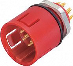 99 9115 50 05 Flanschstecker, rot, Lötanschluss, Snap-In, 720_3_FS_R.jpg