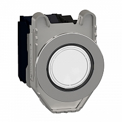 XB4FW31M5 Leuchtdrucktaster Harmony XB4F , 30mm, 1Ö+1S, weiß, 230 V XB4FW31M5_HDBild.jpg