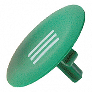 ZBA337 Tastenschild, gr&uuml;n, Beschriftung III f&uuml;r runden Drucktaster &Oslash;22