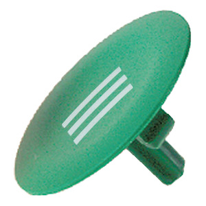 ZBA337 Tastenschild, gr&uuml;n, Beschriftung III f&uuml;r runden Drucktaster &Oslash;22