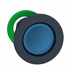 ZB5FH063 Leuchtdrucktaster, Front, Flus h, Kunstst, blau, 30mm, rastend, IP69K d, IP69K ZB5FH063_HDBild.jpg