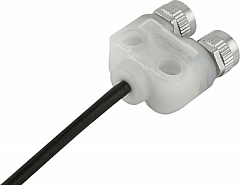 79 5236 33 04 Zweifachverteiler umspritzt, LED 2 Dosen M12x1, M12 765_2fach_u_M12DD.jpg