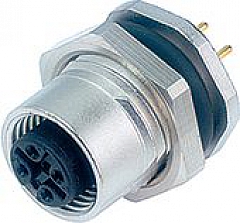 86 0632 1000 00004 Polzahl: 4, Flanschdose, von vorn verschraubbar, tauchlöten, M16x1,5 , 6 mm 763_4_DGT.jpg