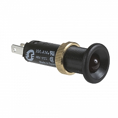 XVLA124 Leuchtmelder, rund Ø 8, IP40, rot, LED vorstehend, 12 V, Flachstecker chstecker XVLA124_HDBild.jpg