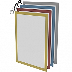 Dokumentenfenster gelb, rot, blau, grau DIN A4 Hochformat / Querformat 10 Stk. 02065wa415_p_3d.jpg