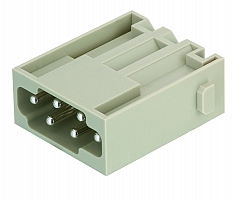 09 14 00 62633 Han E Modul, Han-Quick Lock Anschluss, Stift, Kontakte: 6, Leiterquerschnitt: 09_14_006_2633_CMYK01.TIF__CMYK.JPG