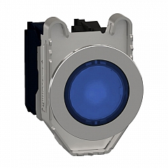 XB4FW36M5 Leuchtdrucktaster Harmony XB4F , 30mm, 1Ö+1S, blau, 230 V XB4FW36M5_HDBild.jpg