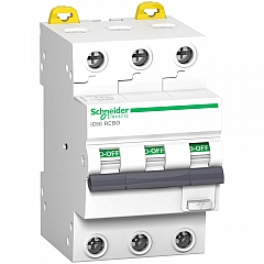 A9D67316 FI/LS-Schalter iC60N, 3P, 16A, C-Char., 30mA, Typ A, 6kA A9D67316_HDBild.jpg