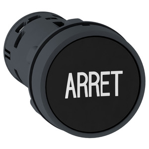 XB7NA2233 Drucktaster, R&uuml;ckstellung, schwarz, 1 &Ouml;, WEISSES ARRET