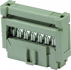 09 18 52 05813 Federleiste, Bemessungsstrom: 2,5 A, Thermoplastischer Formstoff (PBT), grau 0918514X813.TIF__CMYK.JPG