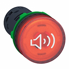 XB5KS2M4 Harmony Buzzer beleuchtbar in rot Ø 22mm 230..240V AC 90dB Kunststoff XB5KS2M4_HDBild.jpg